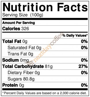 Wild Strawberry Syrup Nutrition