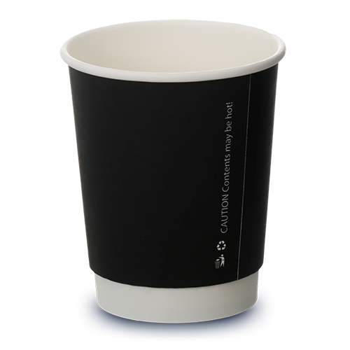 image of Matt Black Double Wall cup 