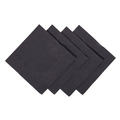 Black Cocktail Napkins 23cm 2ply (4000)