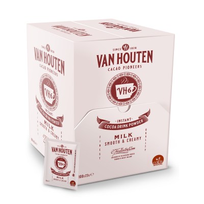 Van Houten VH6 Hot Chocolate Sachets (100 x 23g)