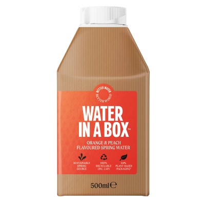 Water In A Box - Orange & Peach (12 x 500ml)
