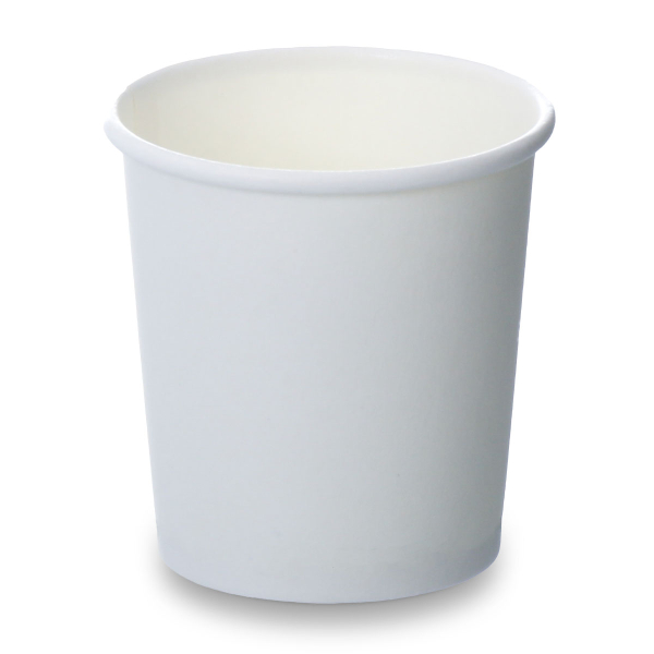 4oz Single Wall White Paper Cups (250)