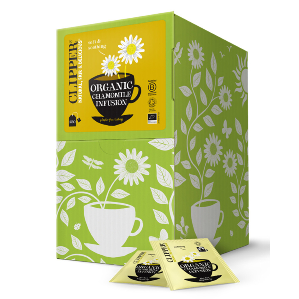 Clipper Fairtrade Organic Chamomile Envelope Tea (250)
