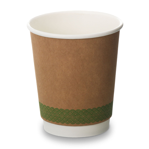8oz Double Wall Compostable Paper Cups (250)