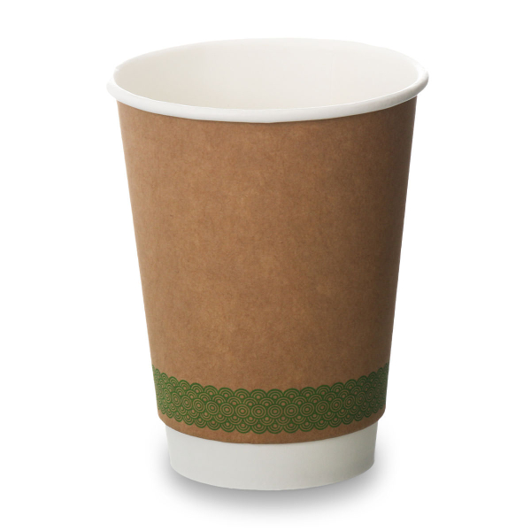 12oz Double Wall Compostable Paper Cups (250)