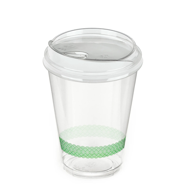 12-14oz Smoothie Cups & Flat Lids Combo (250)