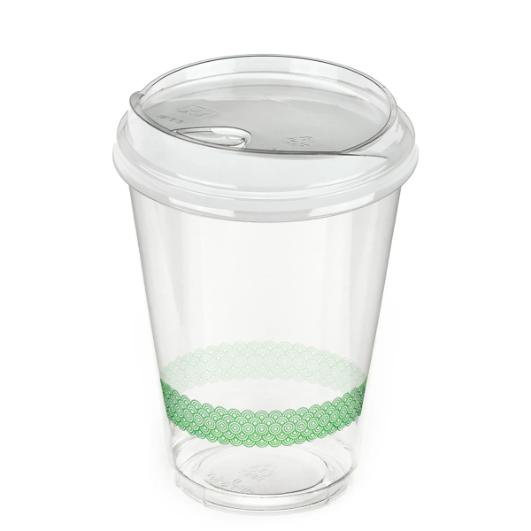 16oz Frappe Cups & Flat Lids Combo (250)