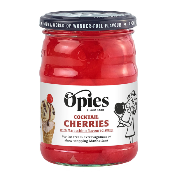 Opies Cocktail Cherries Maraschino Flavour (400g)