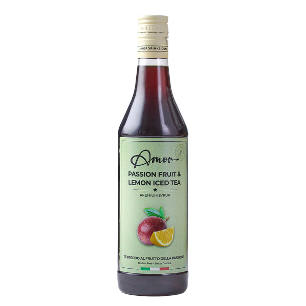 Amor Passionfruit and Lemon Iced Tea Syrup (750ml)