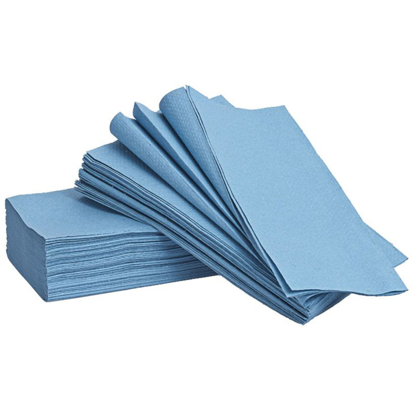 V-Fold Hand Towels - Blue (3600)