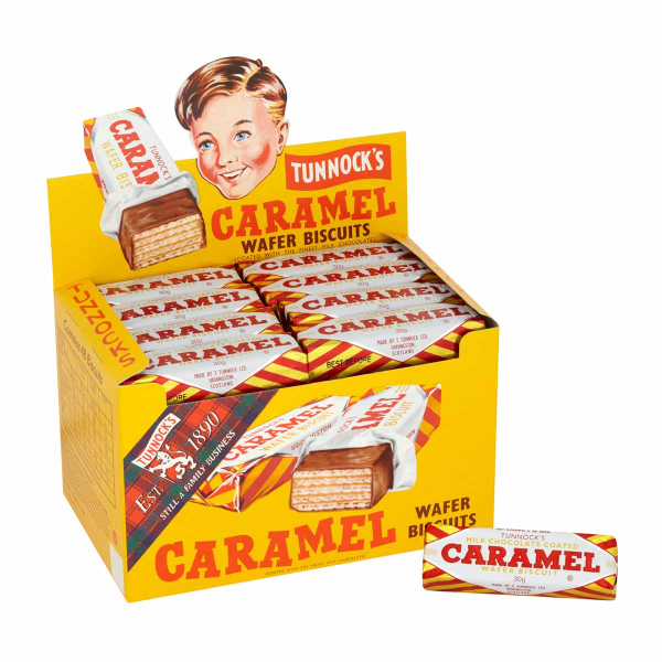 Tunnocks Caramel Wafer (48)