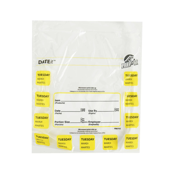 Day of the Week Food Portion Bags - Tuesday (2000)