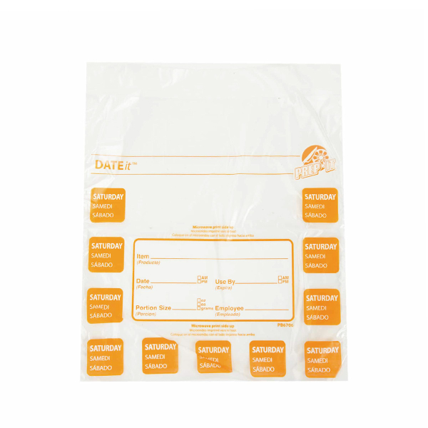 Day of the Week Food Portion Bags - Saturday (2000)