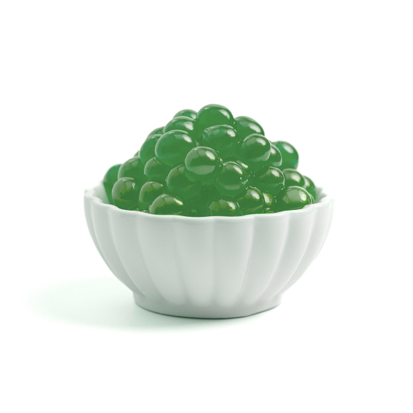 Green Apple Popping Boba Pearls for Bubble Tea 3.2kg
