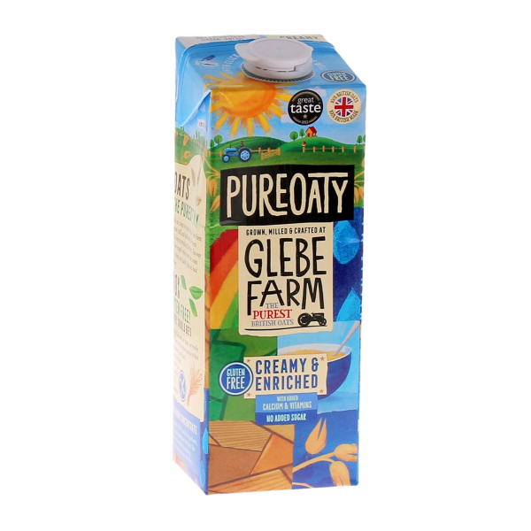 Glebe Farm Pure Oaty Creamy & Enriched Milk (6 x 1 Litre)