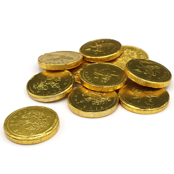 Gold Milk Chocolate Coins (1kg)
