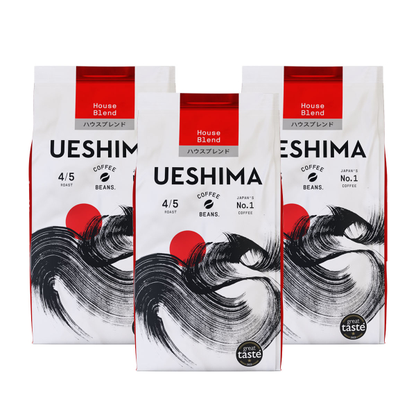 Ueshima House Blend Coffee Beans (6 x 200g)