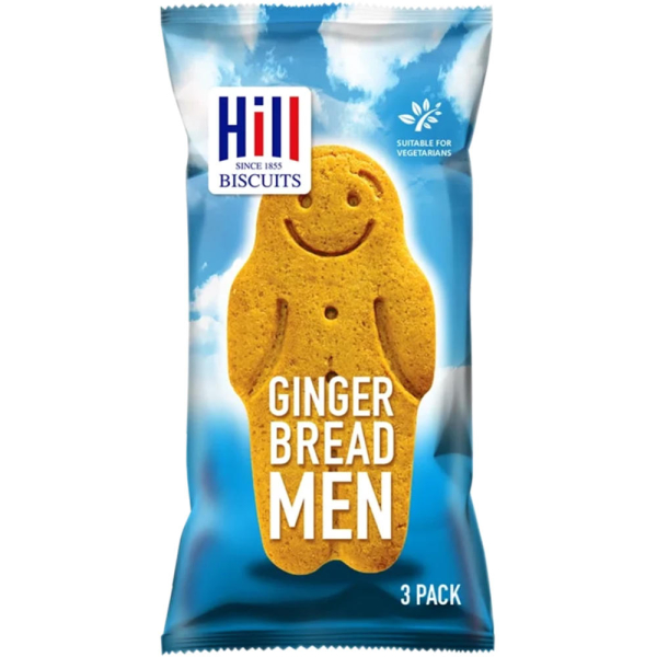 Gingerbread Men Biscuits (80 x 3 packs)