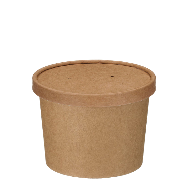 Kraft 8oz Soup Bowls & Lids Combo (500)