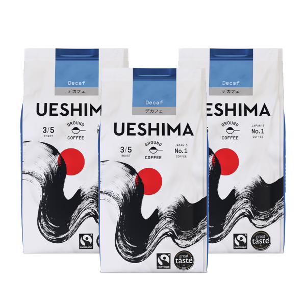 Ueshima Decaf Ground Coffee (6 x 200g)