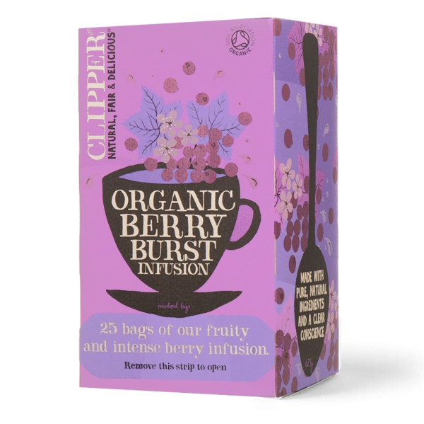 Clipper Organic Berry Burst Envelope Tea (25)