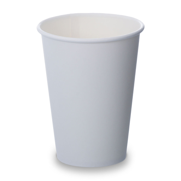 12oz Single Wall White Paper Cups (250)