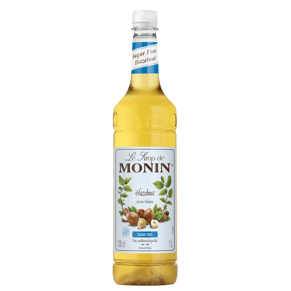 MONIN Hazelnut Sugar Free Syrup (1 Litre)